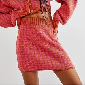 Free People | Maeve Retro Checkered Mini Skirt
